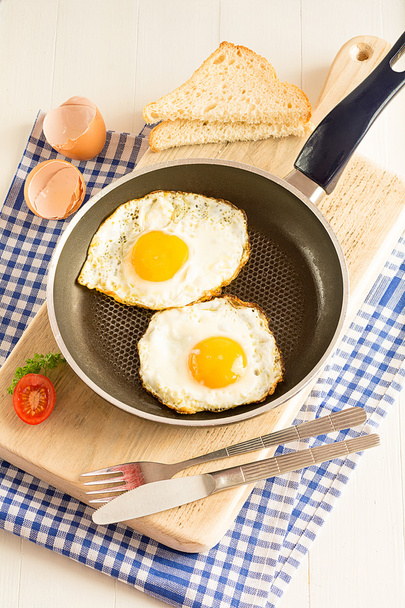 két sült tojás - Fotó, kép
