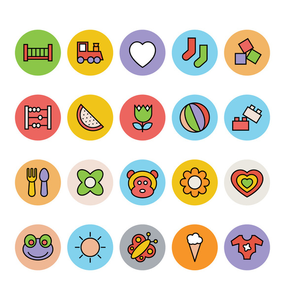 Baby Vector Icons 2 - Vector, Image