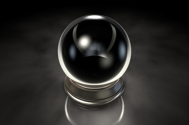 Boule de cristal sombre
 - Photo, image