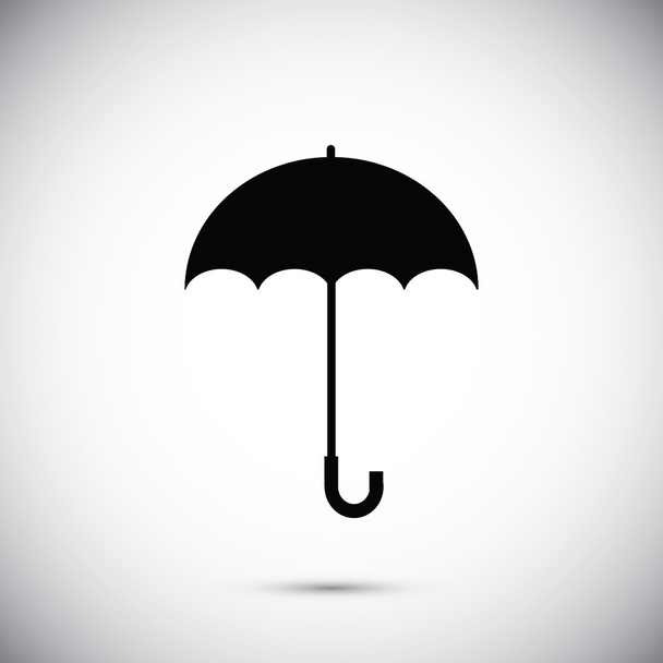 opened umbrella icon - Vetor, Imagem