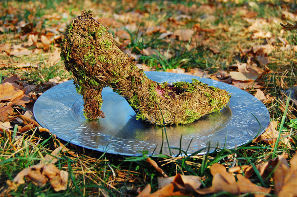 Zapato de Cenicienta en decoración de jardín
. - Foto, imagen