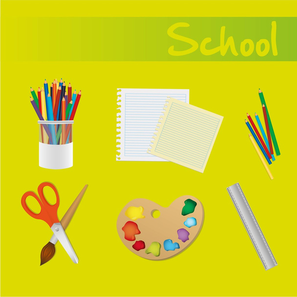 school icons set - Vector, afbeelding