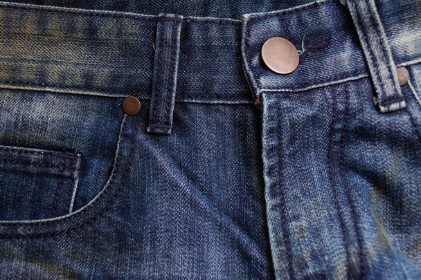 Kieszeni jeansów. tekstura tło - Zdjęcie, obraz
