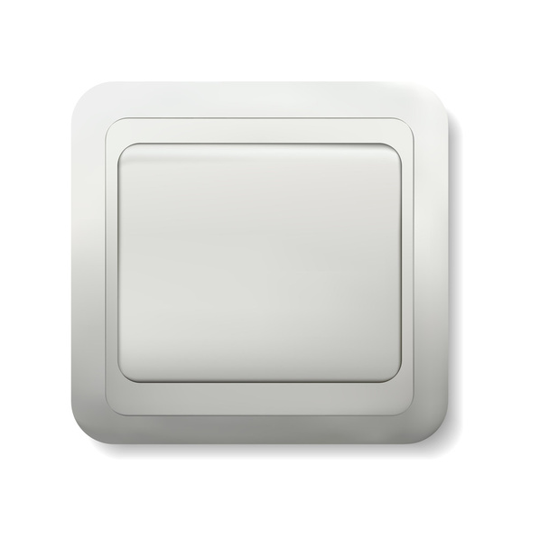 Realistic switch on a white background - Vecteur, image