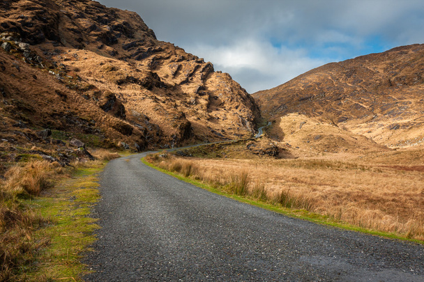 Camino a través de Ballaghbeama Gap
 - Foto, Imagen