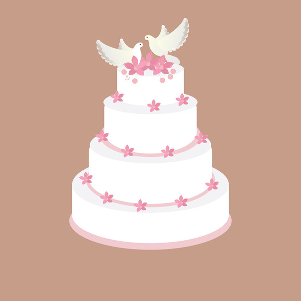 Wedding cake raster - Foto, afbeelding