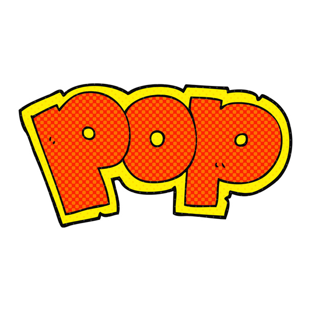 kreskówka symbolem Pop - Wektor, obraz