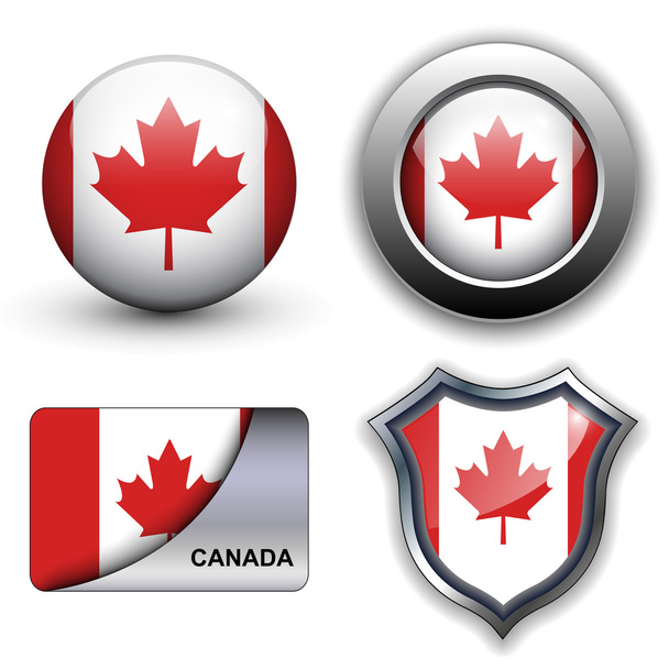 Canada icons - Vektor, Bild