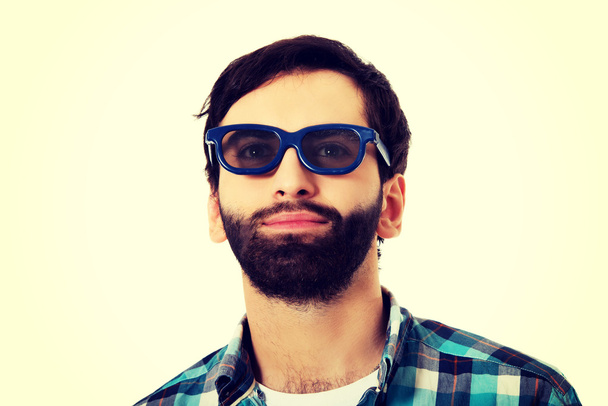 Young man with sunglasses. - Фото, зображення