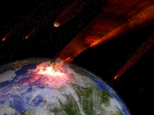 Asteroidit silmiinpistävää Earth
 - Valokuva, kuva