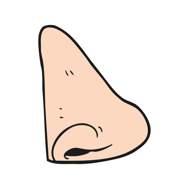 ανθρώπινη μύτη κινουμένων σχεδίων - Διάνυσμα, εικόνα