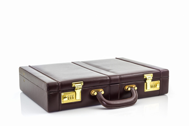 Business leather briefcase. - Foto, Imagen