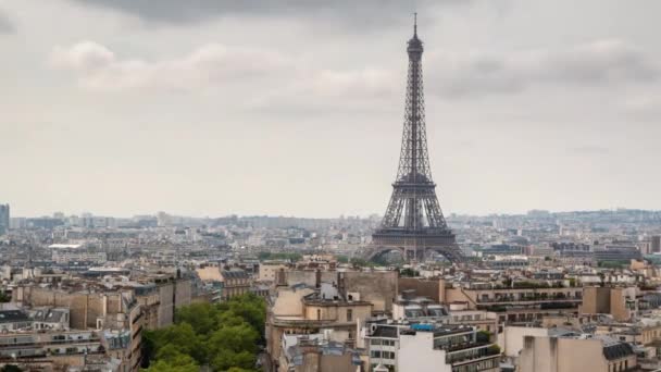 Wieża Eiffla w Paryżu - Materiał filmowy, wideo
