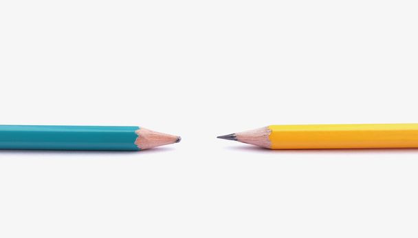 Bleistift spitzen und Bleistift nicht spitzen - Foto, Bild