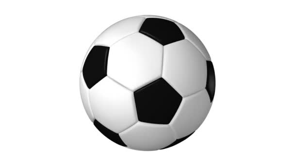 Fotbalový míč otáčení - Záběry, video