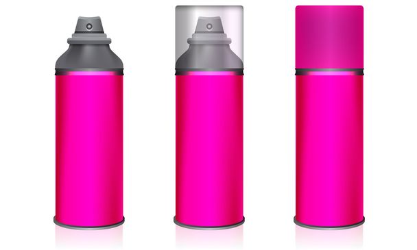 Cosmetic spray bottles set isolated. Vector - Vector, Image