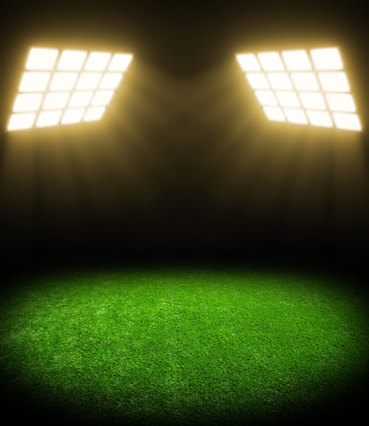 foci stadion a fényes fényekkel - Fotó, kép
