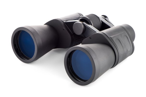 Black binoculars isolated - Fotografie, Obrázek