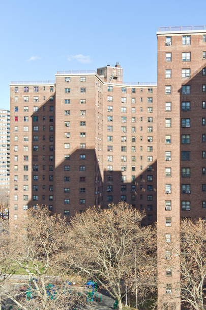 Manhattan apartments and shadows - Foto, Bild