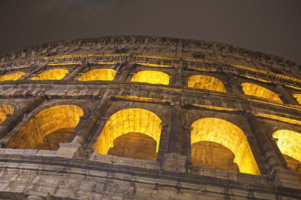 gyönyörű Night Colosseo panorama - Fotó, kép