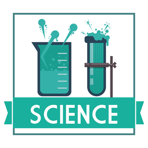 Věda a chemie design - Vektor, obrázek