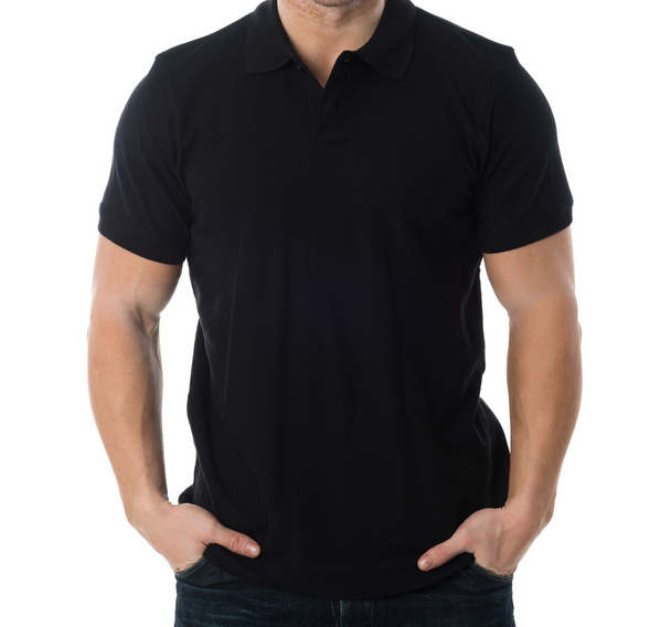 Hombre en camiseta negra
 - Foto, Imagen