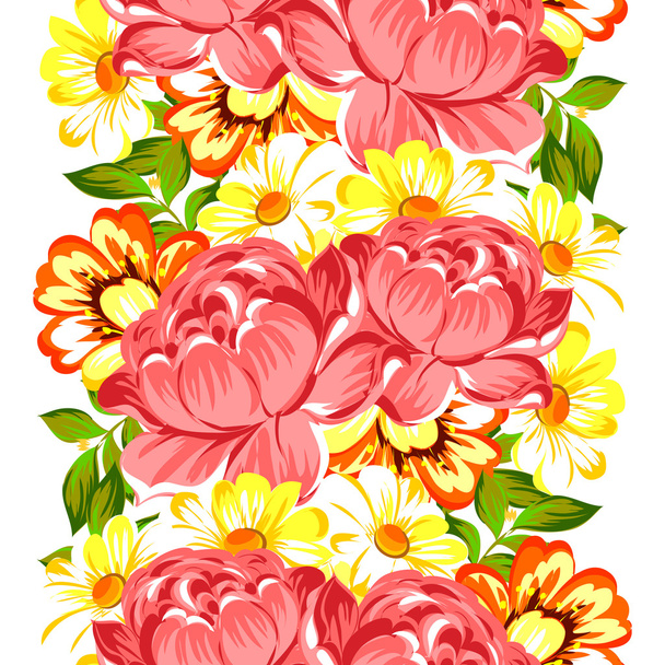 Floral seamless pattern - Vector, Imagen
