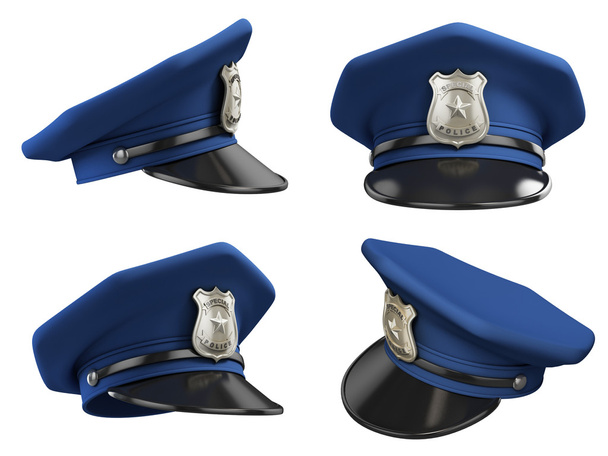 Policeman hat from various angles - Fotó, kép