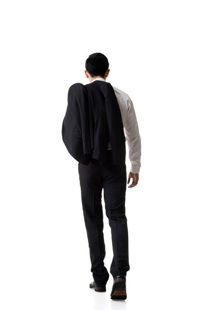 businessman hold coat  - Foto, Imagem