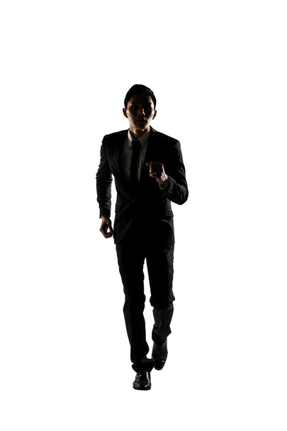 Confident businessman walking - Фото, зображення