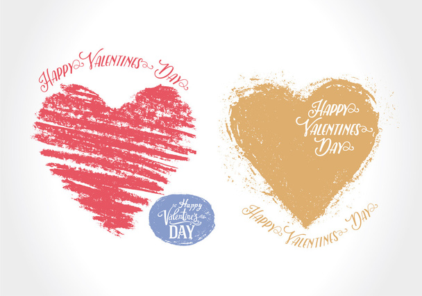 Valentine καρδιές ημέρα - Διάνυσμα, εικόνα
