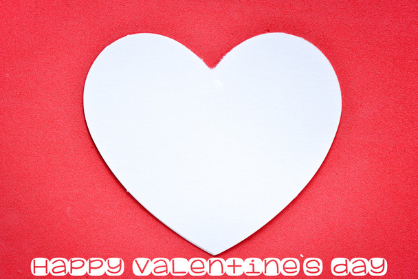 Corazón con letras Feliz día de San Valentín
 - Foto, Imagen