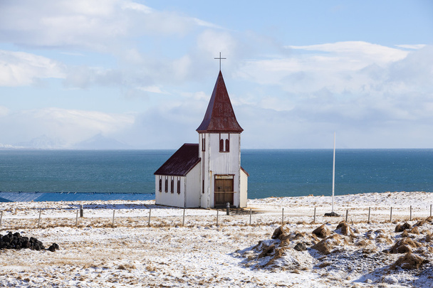 Church of Hellnar at the peninsula Snaefellsness, Iceland - Photo, Image