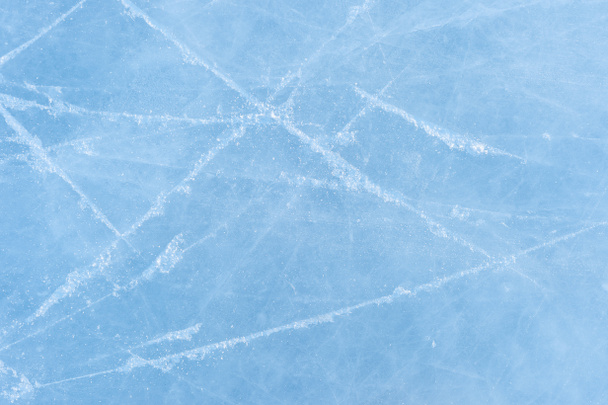 Textura de gelo em uma pista de patinação
 - Foto, Imagem