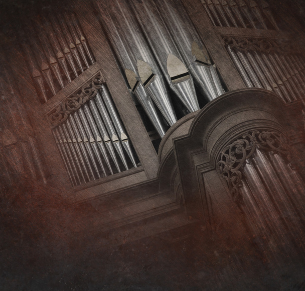 Жуткое изображение старого органа
 - Фото, изображение