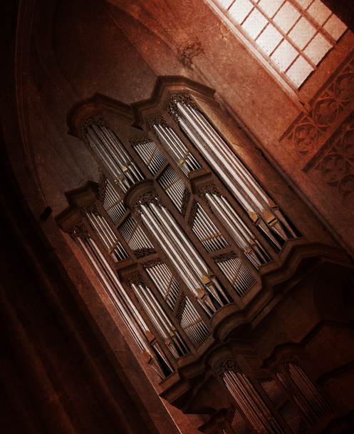 Жуткое изображение старого органа
 - Фото, изображение
