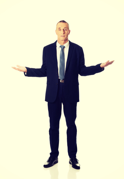 Businessman with open hands - Photo, Image