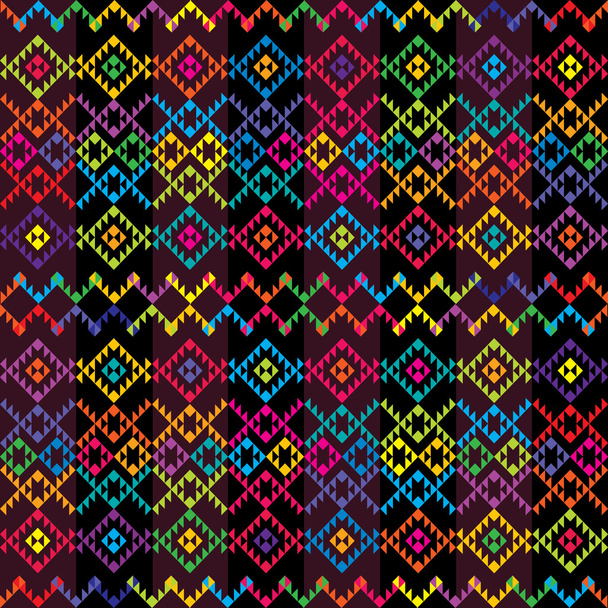 etniczne kolorowy dywan - Wektor, obraz