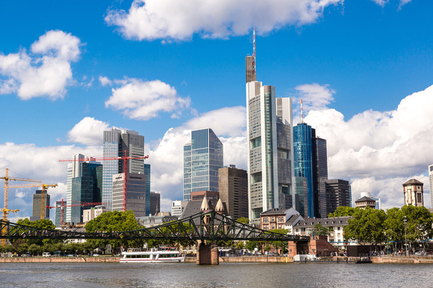 Financial district in Frankfurt - Photo, Image
