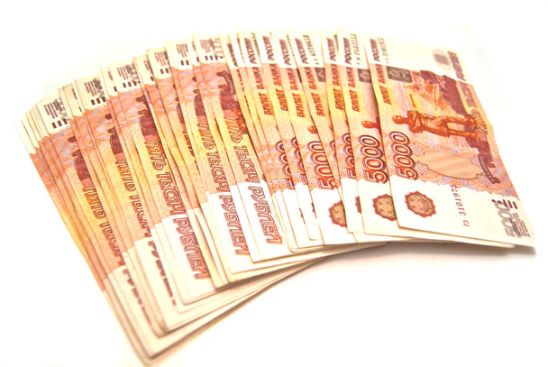 Russian 5000 banknotes - Foto, Bild