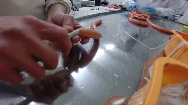 Production of Meat and Sausage Specialties - Footage, Video
