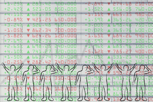 a részvénypiacok teljesítményét fogalmát - Fotó, kép