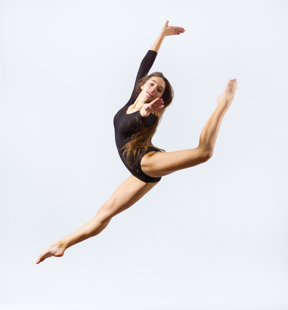 Young girl engaged art gymnastic - Valokuva, kuva