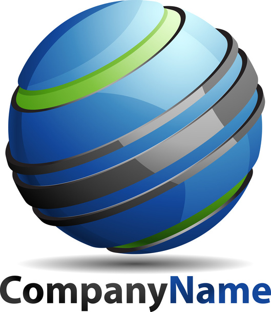 Abstract 3D Sphere Business Logo - Photo, Image