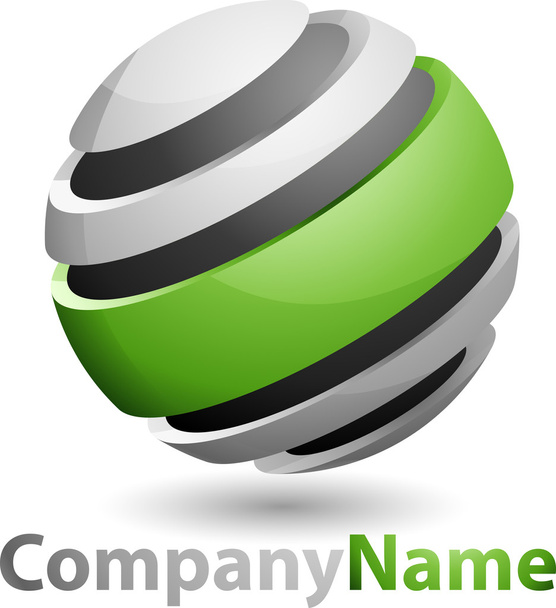 Logo d'entreprise abstrait Sphère 3D
 - Photo, image