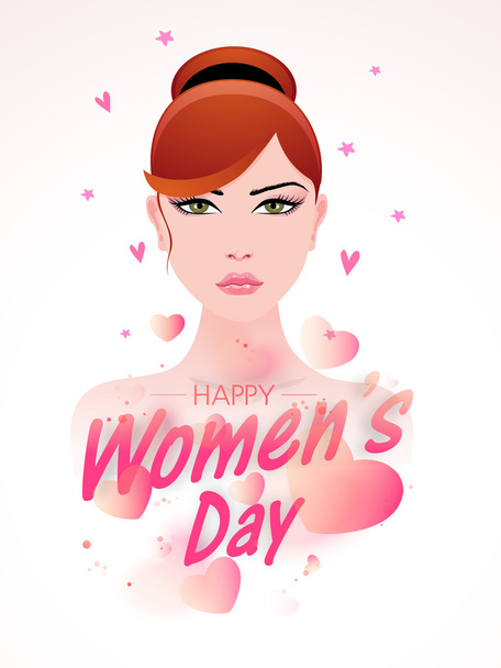Flyer or Pamphlet for Women's Day celebration. - Vektori, kuva