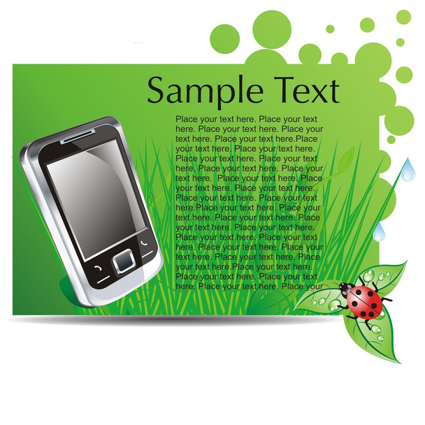 Tablet Computer & Mobile Phone - Vector, imagen