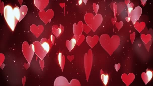 Valentine's day abstract background - Footage, Video