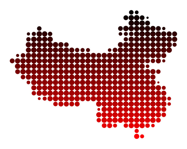 Карта Китаю
 - Вектор, зображення