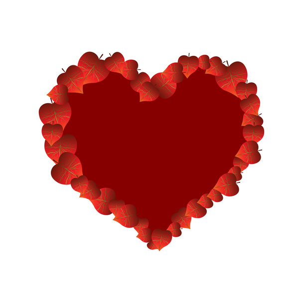 Big heart on white - Vector, Image